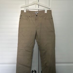 Peter Millar 32x32 sateen pants tan EUC